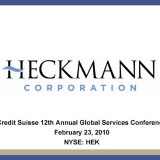 Heckmann Corporation