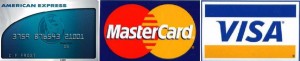 American Express Visa Mastercard