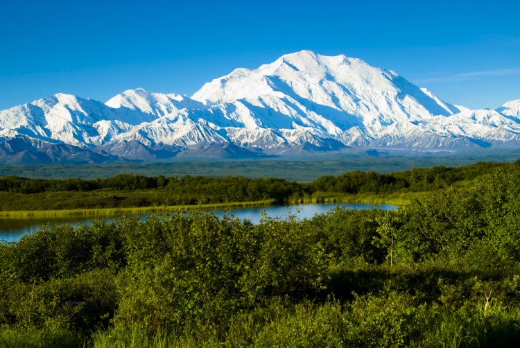 mckinley, mount, denali, alaska, view, alaskan, snow, outdoor, cold, america, park, river, north, lake, range, mountainous, mt., reflection, wind, winter, wilderness 11 Tallest Mountains in North America