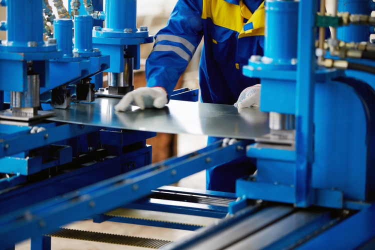 manufacturing, manufacture, metal, sheet, plant, steel, worker, press, roof, cutting, shop, workshop, panel, wall, russia, profile, facing, square, heavy, power, business,