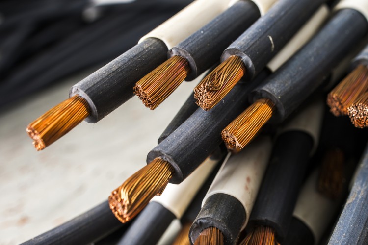 wire, wiring, copper, conductor, closeup, lead, isolated, electric, off, cord, green, white, stripped, power, brown, yellow, line, sorting, bare, electricity, cable, grounding,
